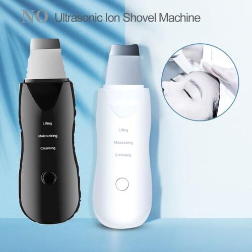NO Ultrasonic Scrubber Deep Cleaning Blackhead Remover Peeling Facial Peeling Spatula Exfoliating Beauty Instrument Skin Care