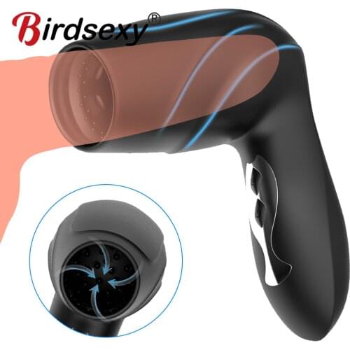 Sucking Oral Vibrator Sex Toys For Men Penis Trainer Male Masturbator Delay Ejaculation Stimulate Glans Vibration Massager Pussy