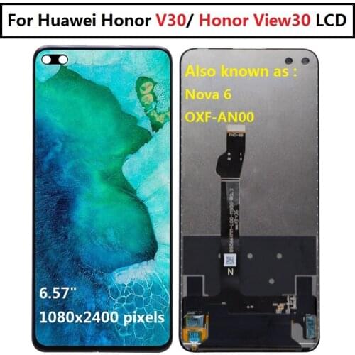 For Huawei Honor V30 LCD Display Honor View30 Touch Screen Digitizer Assembly For Huawei View 30 LCD OXF-AN00 lcd with frame