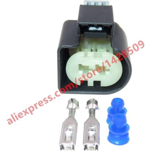 5 Sets 2 Pin 3.5 Series Automobile Plastic Waterproof Connector Car Wiring Terminal Socket 805-198-532