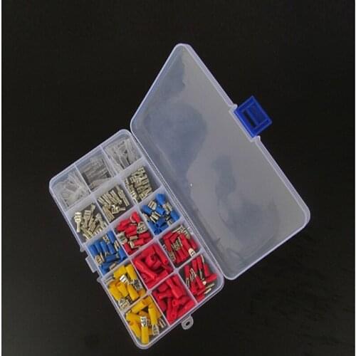 1 box 2.8 4.8 6.3 mm plug-in spring insert sheath plug-in pre-insulated cold-pressed terminal combination suit