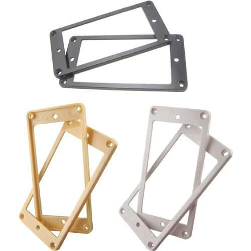 1 Pair Plastic Electric Guitar Replacement Humbucker Pickup Frame Cover Mounting Ring for Guitar Decoration
