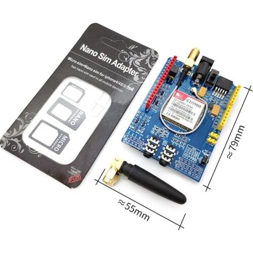 10pcs SIM900 GPRS/GSM Shield Development Board Quad-Band Module