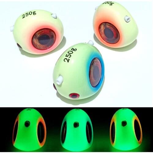 350g 300g 250g 200g/150g/120g/100g/80g/60g/40g Luminous Kabura Pesca Slider Snapper/Sea bream Jig head with skirt jigging lure