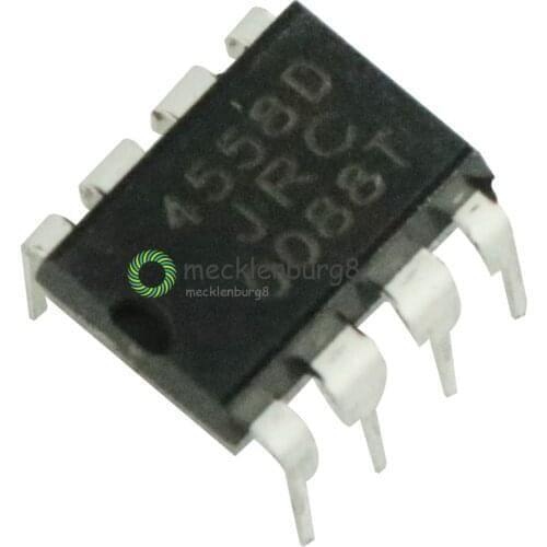 50PCS/Lot IC Chips JRC4558 4558D JRC4558D DIP-8 Original Integrate Circuits NEW