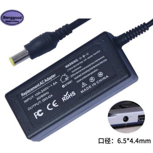 19V 3.42A 6.5x4.4mm 65W Laptop AC Power Adapter Cable Charger for LG Monitor C500 A380 R380 R410 R510 R560 R580 R590 R57 29EB73