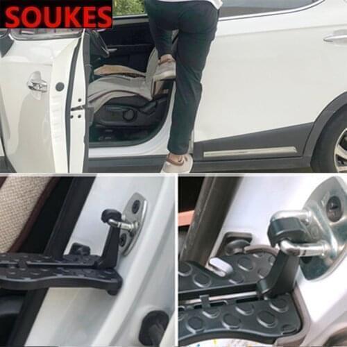 Car Roof Door Foot Plate Folding Pegs Pedal Fender For Mercedes Benz W211 W203 W204 W210 W205 W212 W220 AMG Jaguar XE XF XJ