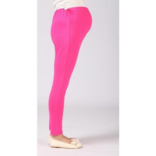 Pregnant women pants trousers leggings pregnant women stomach lift pants stretch feet pants autumn Korean cotton leggings pants