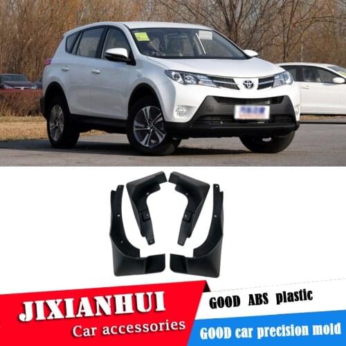 For Toyota RAV 4 2014-2015 Mudflaps Splash Guards Front With the color and rear Mud Flap Mudguards Fender Modified special