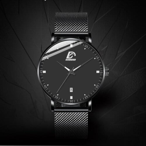 Reloj Hombre Mens Quartz Watch Stainless Steel Calendar Wristwatch for Men Sports Watch Clock Geneva Clock Relogio Masculino