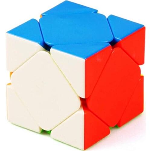 CuberSpeed Skew Stickerless Magic Cube Skew Stickerless Speed cube Puzzle Toys for Kids