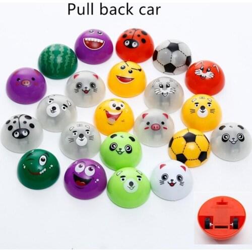 Baby Toy Pull Back Car Plastic Cute Wheels Mini Car Model Xmas Gift Small Animal Model Car Children Gifts Educational Toys