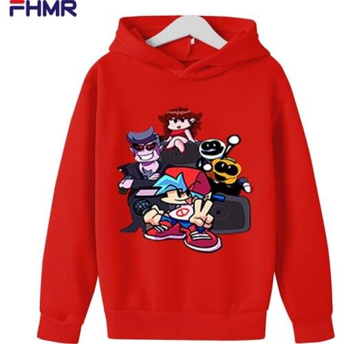 Friday Night Funk Hoodie Popular Video Game Childrens Hoodie Autumn Winter Boys and Girls Apparel Teenager Sweatshirt for kids