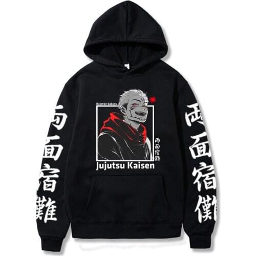 Jujutsu Kaisen Ryomen Sukuna Manga Hoodie Pullover Sweatshirt Itadori Yuji Korean Tops