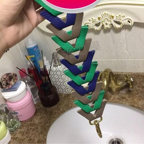 Herramientas para cuero leather craft template fabric cutter shoulder bag chain die cutting knife mould hand machine punch tool