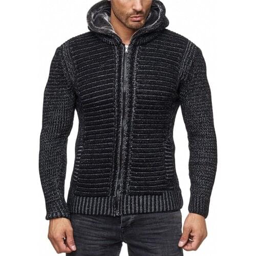 Kalenmos Men's Pullovers With Zip