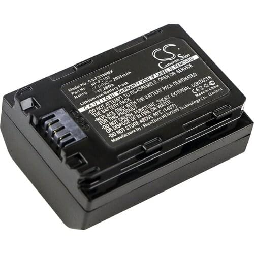 Cameron Sino Camera Replacement Li-ion Battery 2050mAh For NP-FZ100 Panasonic A7 Mark 3, A7R Mark Free Tools