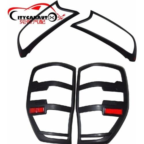 CITYCARAUTO 4PCS/SET CAR STYLING MOLDING FRONT TAIL LAMP COVER HEADLIGHTS COVER REAR LIGHTS COVER FOR RANGER T7 2015-2017