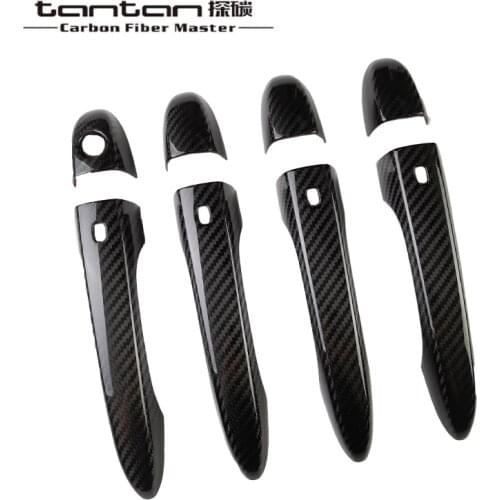 Door Handle Covers Tantan Carbon Fiber Parts Applicable For Maserati Ghibli Levante Quattroporte Exterior Accessories Stickers