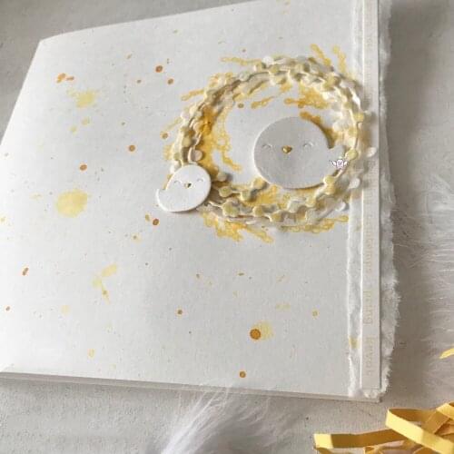 Mmao Crafts Metal Steel Cutting Dies New 2Pcs Chicken decoration Stencil For DIY Scrapbooking Paper/photo Cards Embossing Dies