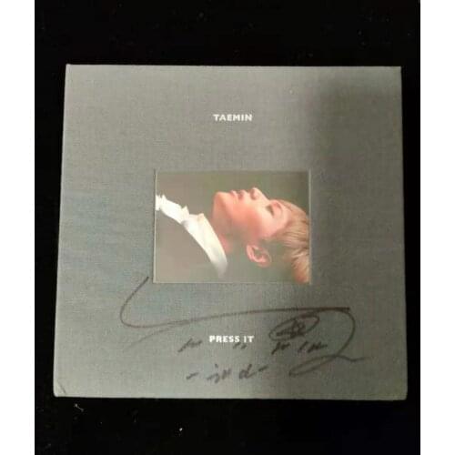 Signed SHINEE Lee Taemin autographed mini1ST album PRESS IT K-POP 102017