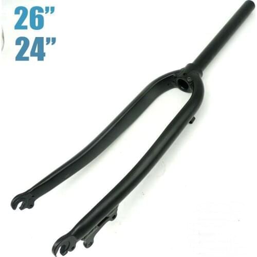 New 2019 MTB bike fork 28.6x240mm 26 24 inch aluminum alloy folding bike kids bike front fork Mountain Bike bicycle fork parts