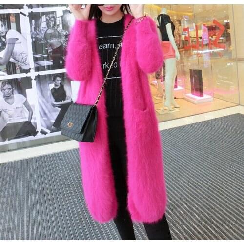 New Custom Real Mink Cashmere Sweater Lining Nature Pure Mink Cashmere Cardigans Wholesale free shipping S0310