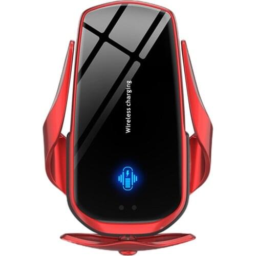New F3 Smart Induction Car Wireless Charger Car Navigation Frame Dual Heat Dissipation Safe Durable Charger 4 Color Optional