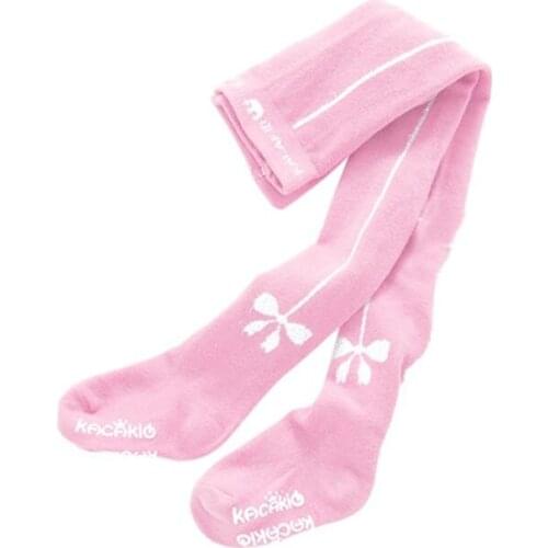 Newborn Tight Cotton Bowknot baby pants Printed Baby Girls Warm Winter Pantyhose Toddler Clothing SK07