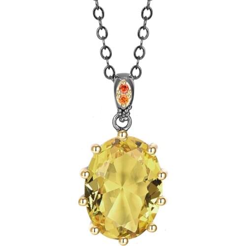 New Look Women Long Chain Pendant Necklace gold Zircon Valentine Wedding Jewelry Female Girls Drop Shipping