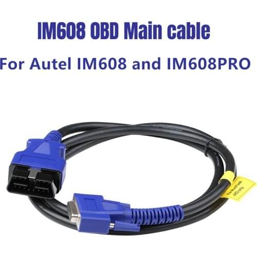 Main Test Cable for Autel IM608 and IM608PRO OBD2 Cable 16 Pin Male to Female Extension Cable Connector