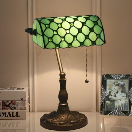 Bedroom bedside table lamp European literary retro lamp creative lamps for bedroom bed lamp lamparas de mesa para el dormitorio