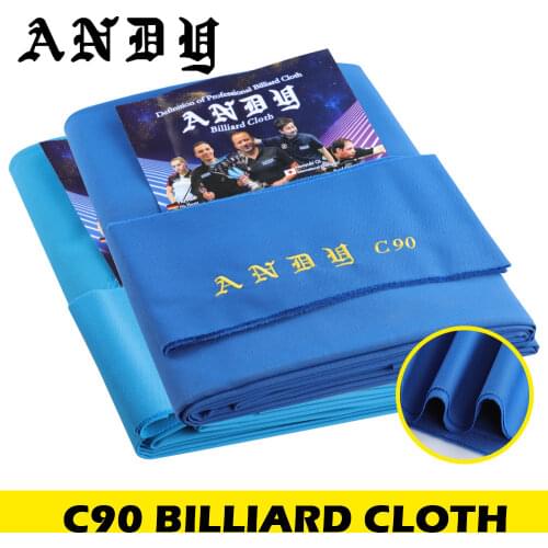 ANDY C90 Billiard Carom Table Cloth for 85% Wool 15% Nylon Professional Carom cloth Billiard Accessories for tournament
