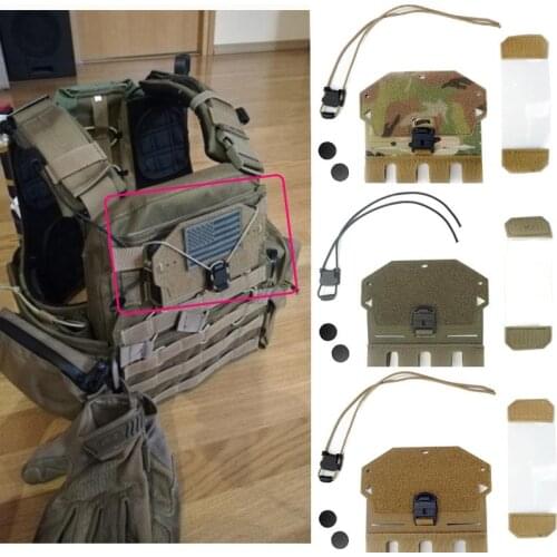 Outdoor MOLLE Mobile Phone Mounting Front Panel General Tactical Vest Mobile Phone Fixed Vision Support Bag