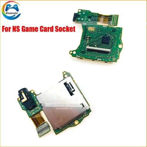 Professional Game Cartridge Card Slot Replacement Reader Console Headphones Jack Port Socket for Nintendo Switch Repair Parts