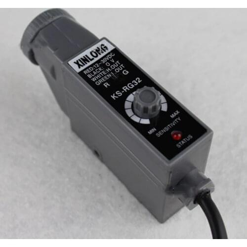 1PC Color sensor Color standard photoelectric Sensor KS-RG32/KS-WG32/KS-W32/KS-G32 optical color sensor replace KS-C2W