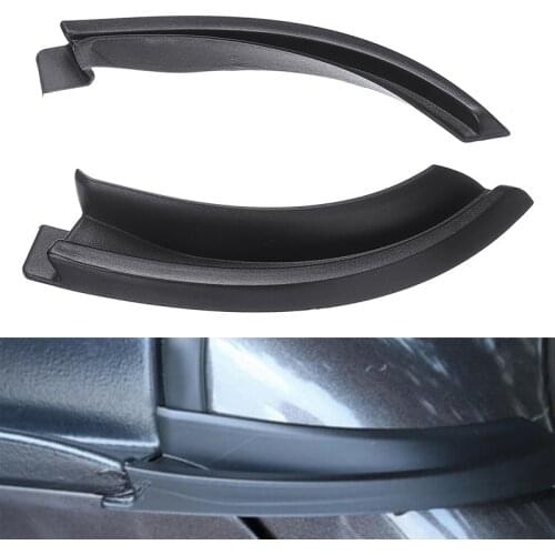 2pcs Car Auto Water Rain Gutter Extension For Jeep Wrangler JL 2018 2019 2020 Accessories Water Rain Gutter Extension