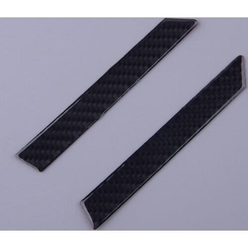 2Pcs/Set Black Carbon Fiber Car Inner A Pillar Cover Trim Decoration Fit For Subaru BRZ Toyota 86 2016 2017 2018 2019 2020
