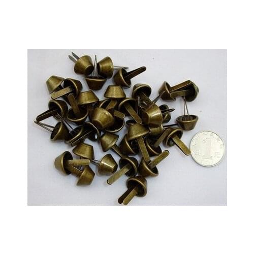 Antique Decorative Upholstery Tacks 15*18MM bronze nail foot nail bags handbag DIY manual material