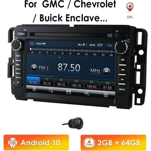 2din Car Radio GPS Navigation 7" Touch Screen Android 10 multimedia Player for GMC Chevrolet Silverado audio Video player no DVD