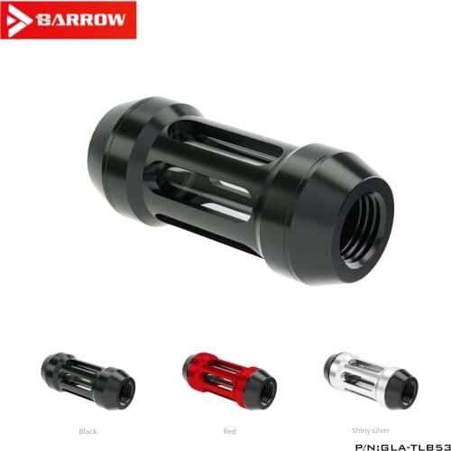 Barrow GLA-TLB53, Compound Filters, G1/4 Glass+Metal Multiple Color Combinations, With Extra Filter Net