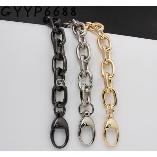 45-60-100-110-120cm length 16mm wide 3 colors aluminum meterial chains new products for purse and diy handbags bag chain strap