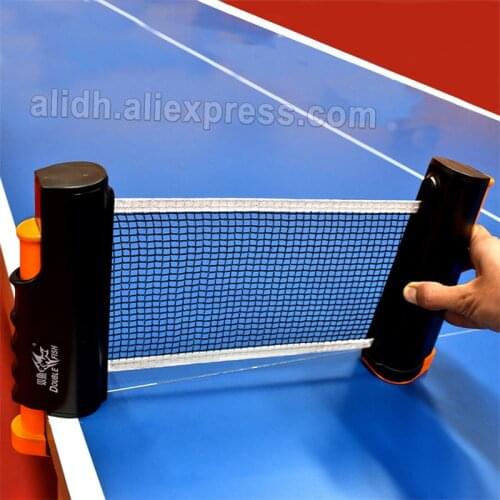 Double fish table tennis net Free retractable grid for table tennis racket game