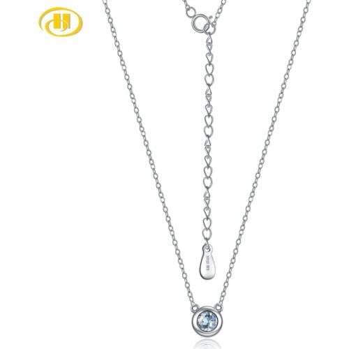 Серебряные ожерелья HUTANG GEMS & JEWELRY China At AliExpress