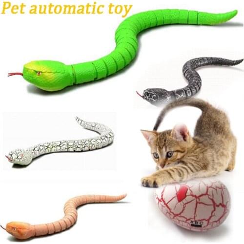 Cat Remote Control Snake Toy Pet Remote Control Automatic Simulation Teaser Toy Dog Accessories Pet Child Interaction Charging