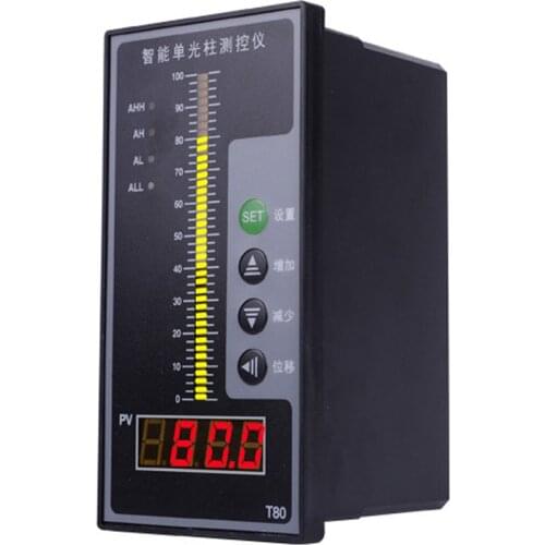 T80 Intelligent Light Column Display Integral Liquid Oil Water Depth Detector Controller with LCD Display