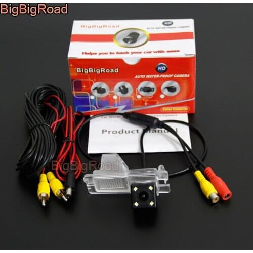 BigBigRoad For SsangYong Actyon Korando Rexton Kyron Car Rear View Reverse Backup Camera HD CCD night vision parking camera