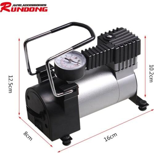 Single cylinder metal pump for automotive vehicle inflatable pump electric 12V portable inflatable AC-480