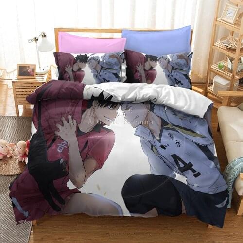 New 2021 3D Among Us Cartoon Digital Printing Pillowcase Double Bed Set Cover Quilt Bedding Christmas 2/3pc Home Textile