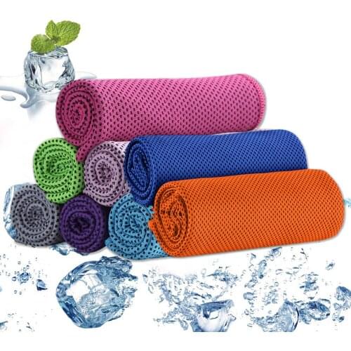 Beach Cooling Towels Yoga Blanket Ultra-thin for Sports Workout Fitness Gym Pilates Travel Camping Towels
